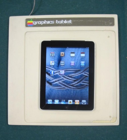 Apple Graphics Tablet and Apple iPad