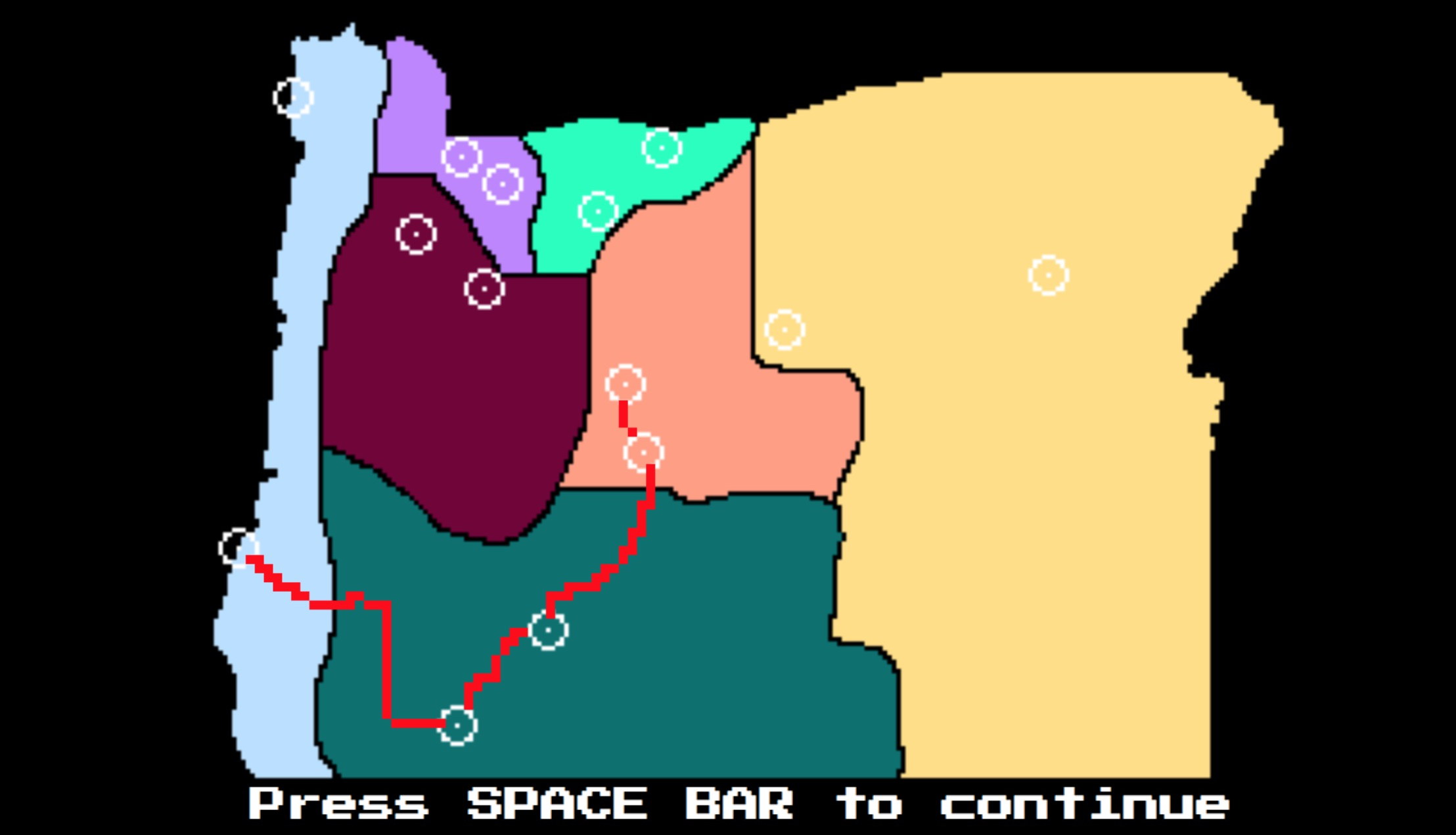 Travel Oregon The Game Apple II Bits