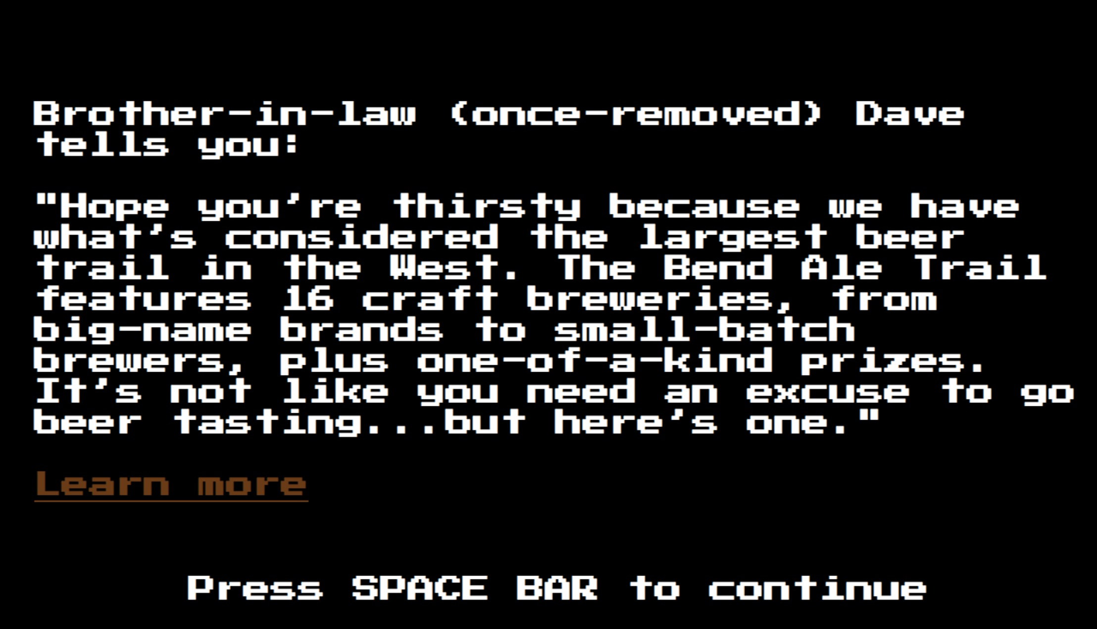 Travel Oregon The Game Apple II Bits