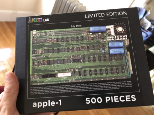 Boxed jigsaw puzzle of the Apple-1
