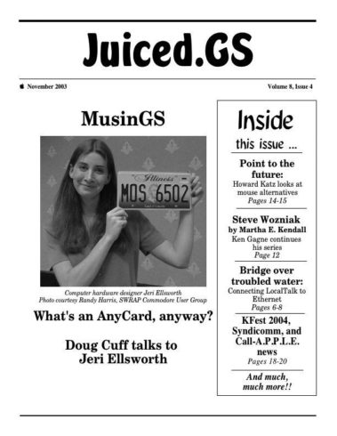 Jeri Ellsworth on cover of Juiced.GS