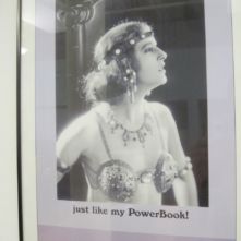 A series of classic figures were captioned to advertise Tekserve. tekserve09